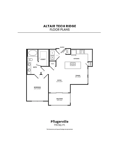 Floor plan Pflugerville