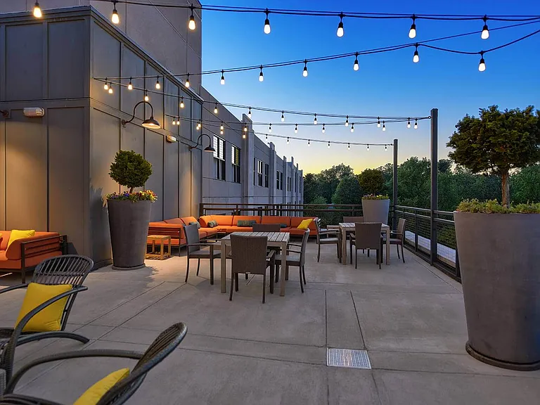Entertain friends at our rooftop lounge