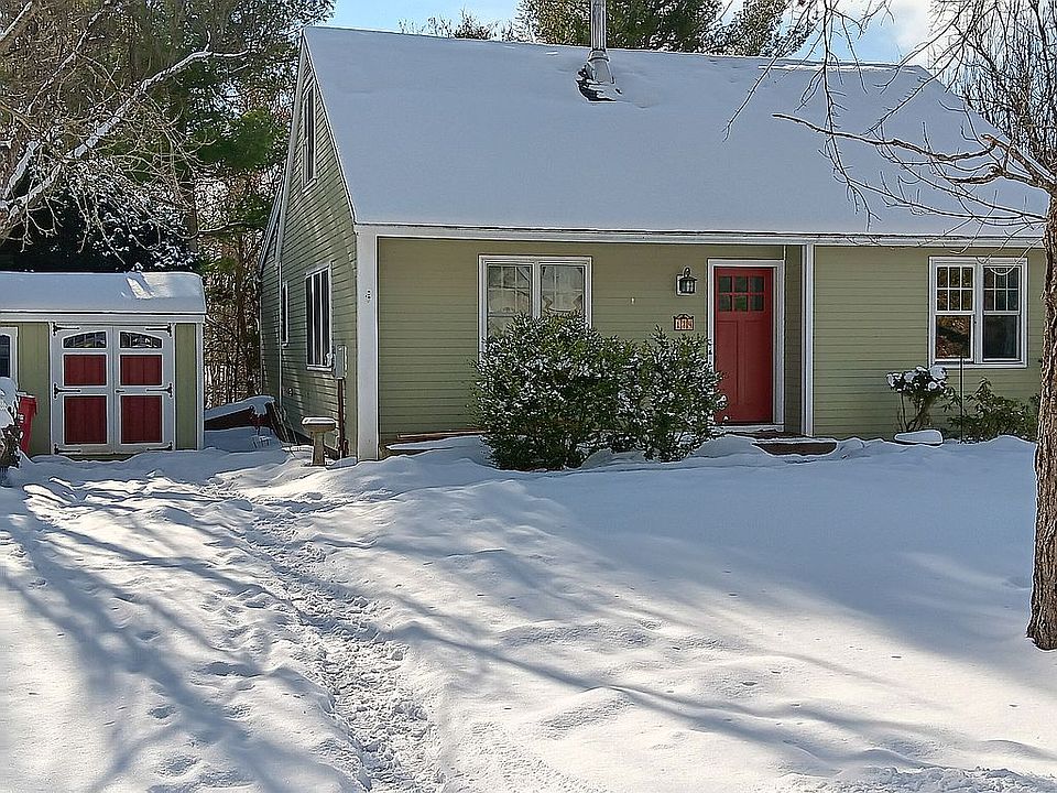 Front with the larger shed