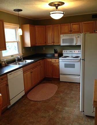 Kitchen with appliances