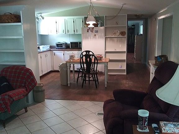 Looking into kitchen