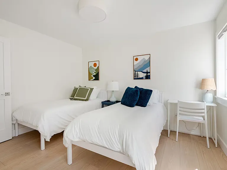 Bedroom 3: Can fit two twin or a queen comfortably