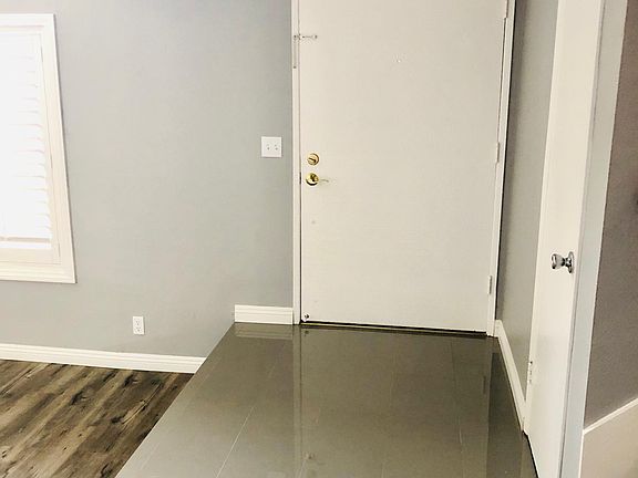 Downstair hallway from inside entry door