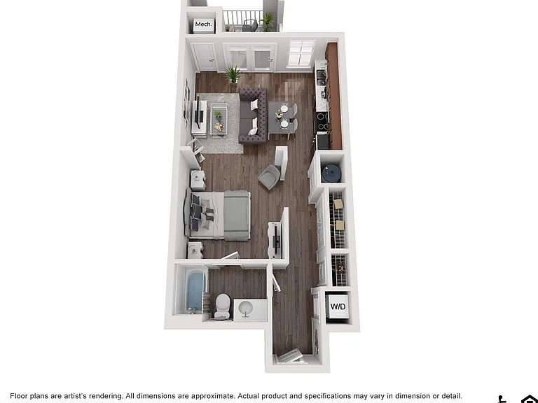 S1 floor plan Level at 401