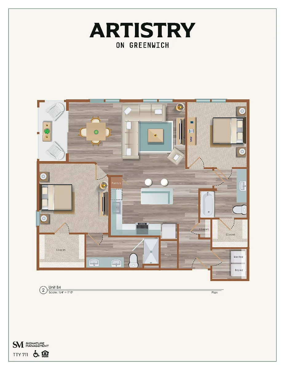 Floor plan B4