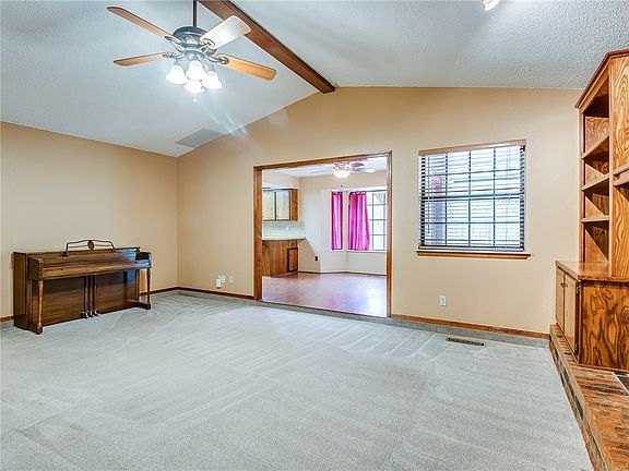 View into dining area.