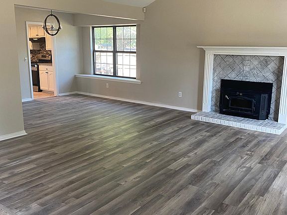 Living Room with New Flooring