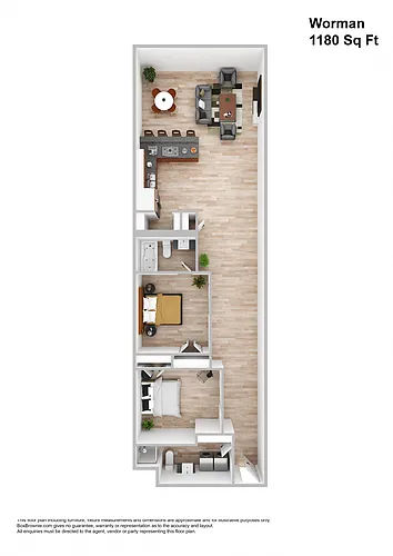 Floor plan Worman