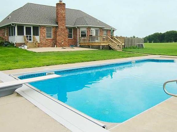 Pool. Pool has automatic cover