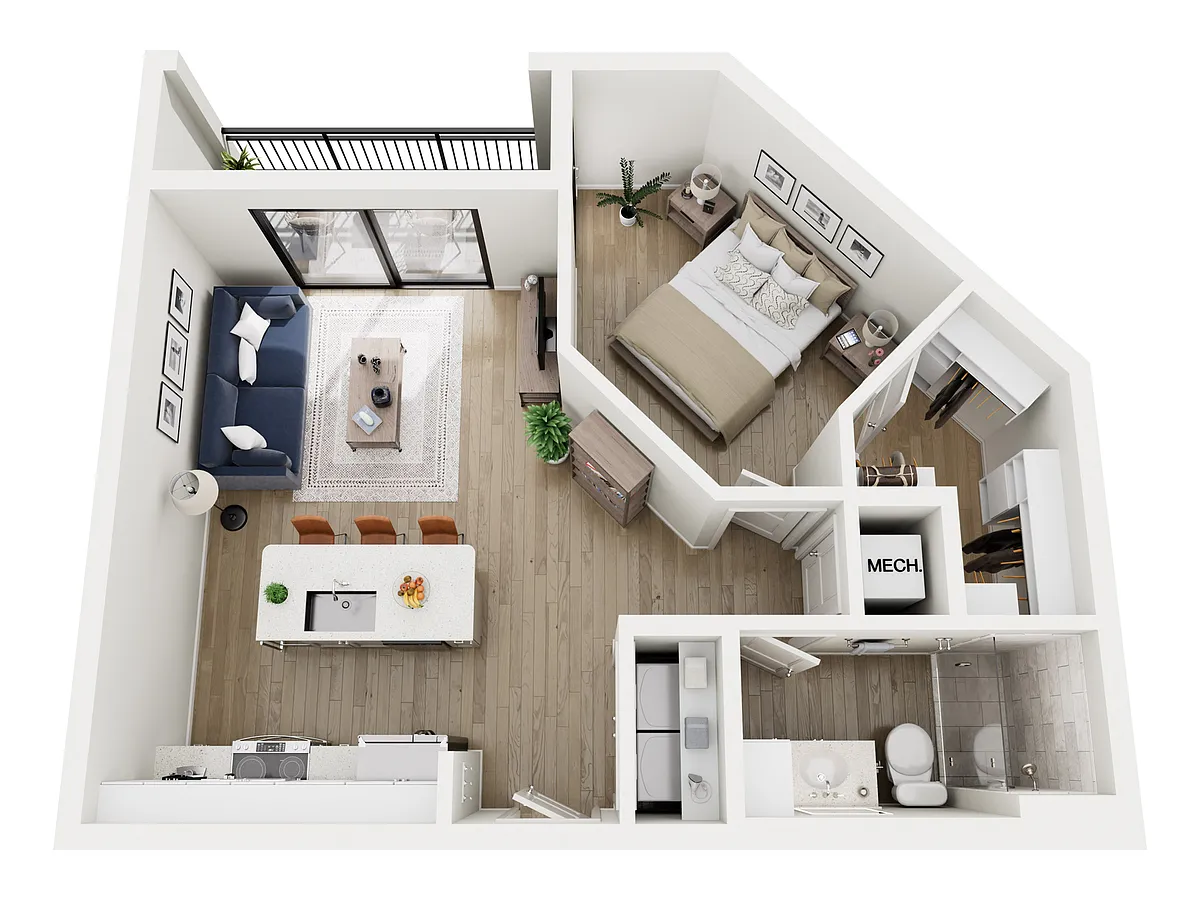 Floor plan The Current