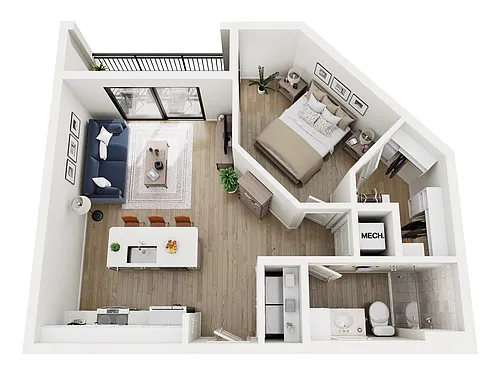 Floor plan The Current