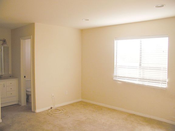 Large bedroom with attached bath.