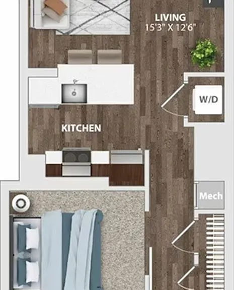 Charming 1 Bedroom/1 Bathroom Apartment Unit in Downtown Baltimore, MD! Unit 416 — Photo 106