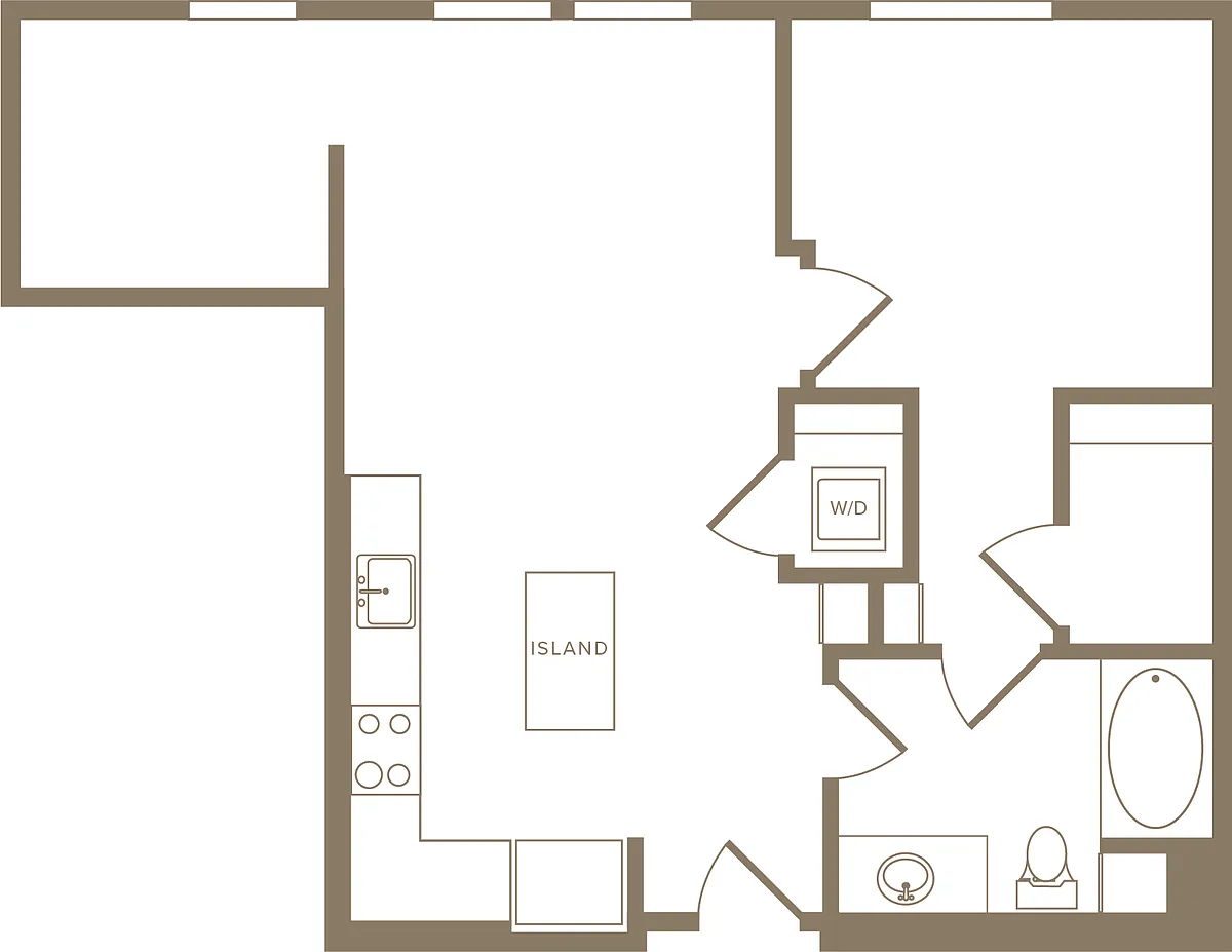 Floor plan A THREE + DEN