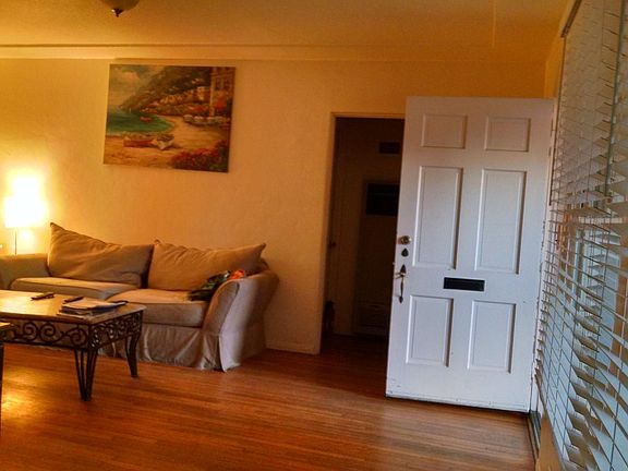 Living room, front door