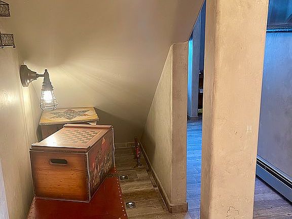 Water shutoff under stairway
