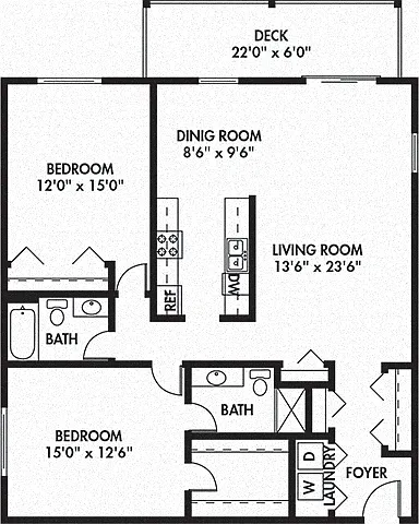 Floor plan 2C