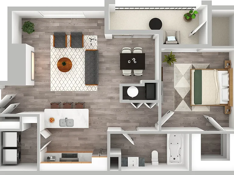 1 Bedroom | 1 Bath | 901 SF 1 Bedroom | 1 Bath | 901 SF