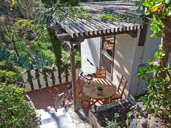 staircase going to cabin