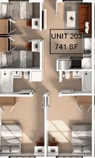 3 Bedroom | 2 Bathroom B Apartment 3 Bedroom | 2 Bathroom B Apartment