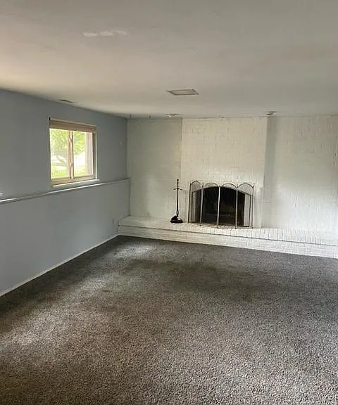 Fireplace in lower level