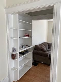 built in shelving