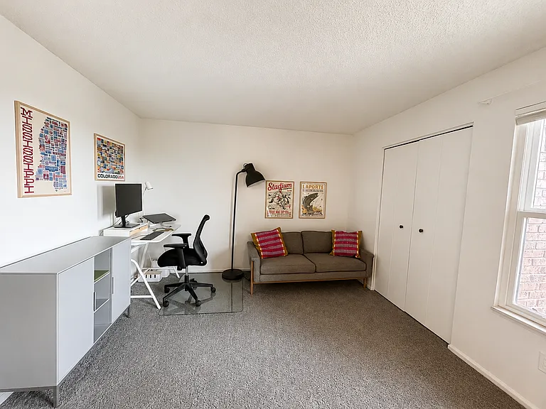 Massive primary suite has 2 closets, and could easily have 2 beds for roommate situations.
