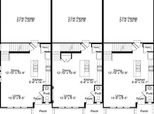 Fairground - Interior Townhome Plan, Birdie Hills Crossing Townhomes, Saint Peters, MO 63376