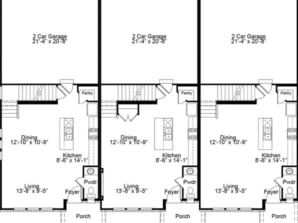 Fairground - Exterior Townhome Plan, Birdie Hills Crossing Townhomes