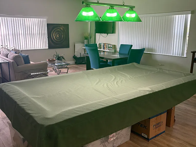 Club house pool table room