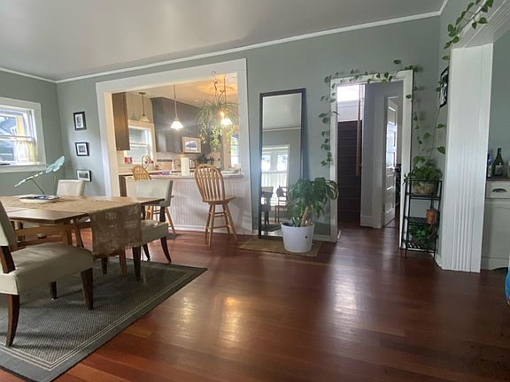 View from front door to kitchen