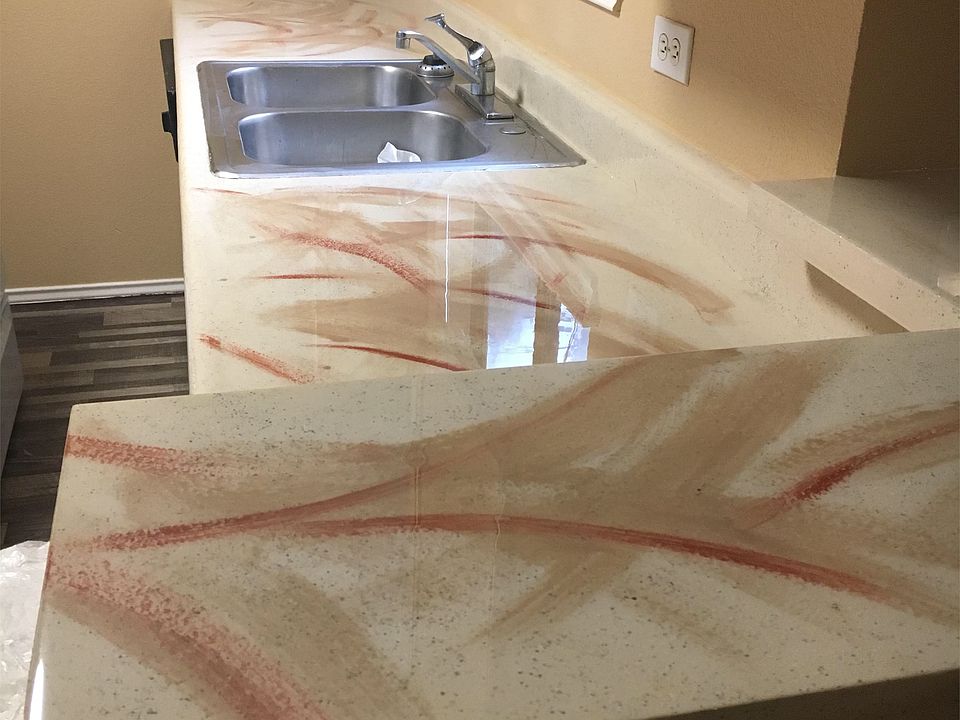 New refinished countertops