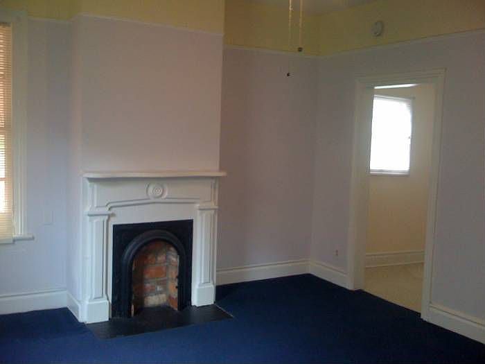 Looking in front door