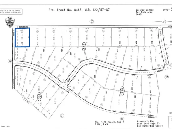 0 W Caroline Ct Lot 432, Hinkley, CA 92347