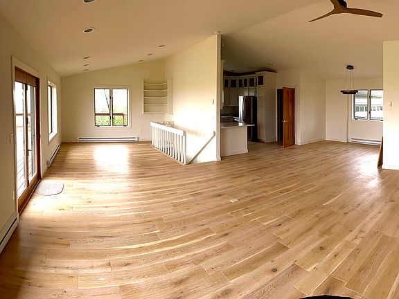 Living Room Area, Deck, and View