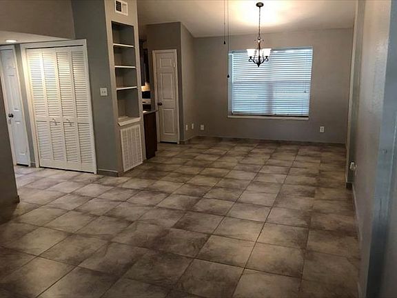 Living room and dining room