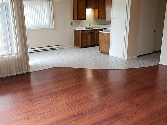 Dinning area and kitchen from living room