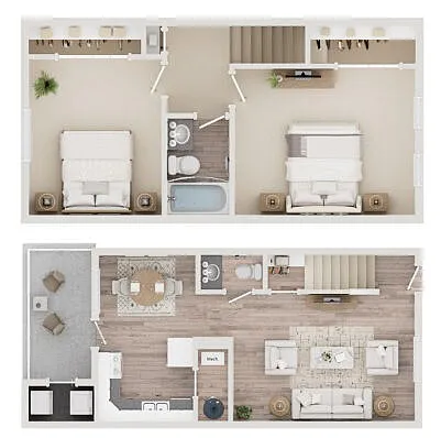 Floor plan Townhome A