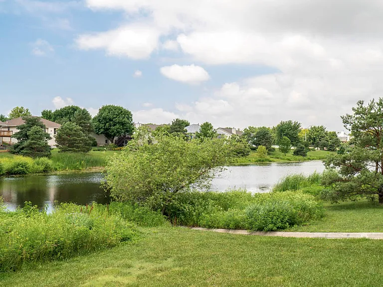 Take in the scenic views of the lake and lush surroundings, offering a tranquil setting right outside your door.