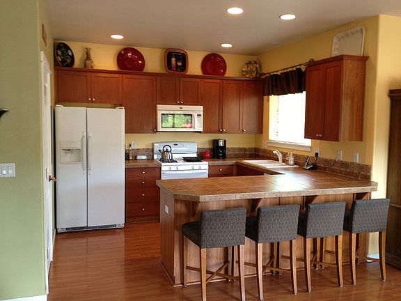 Open concept kitchen