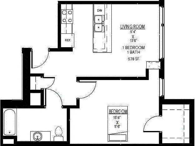 Floor plan 1017
