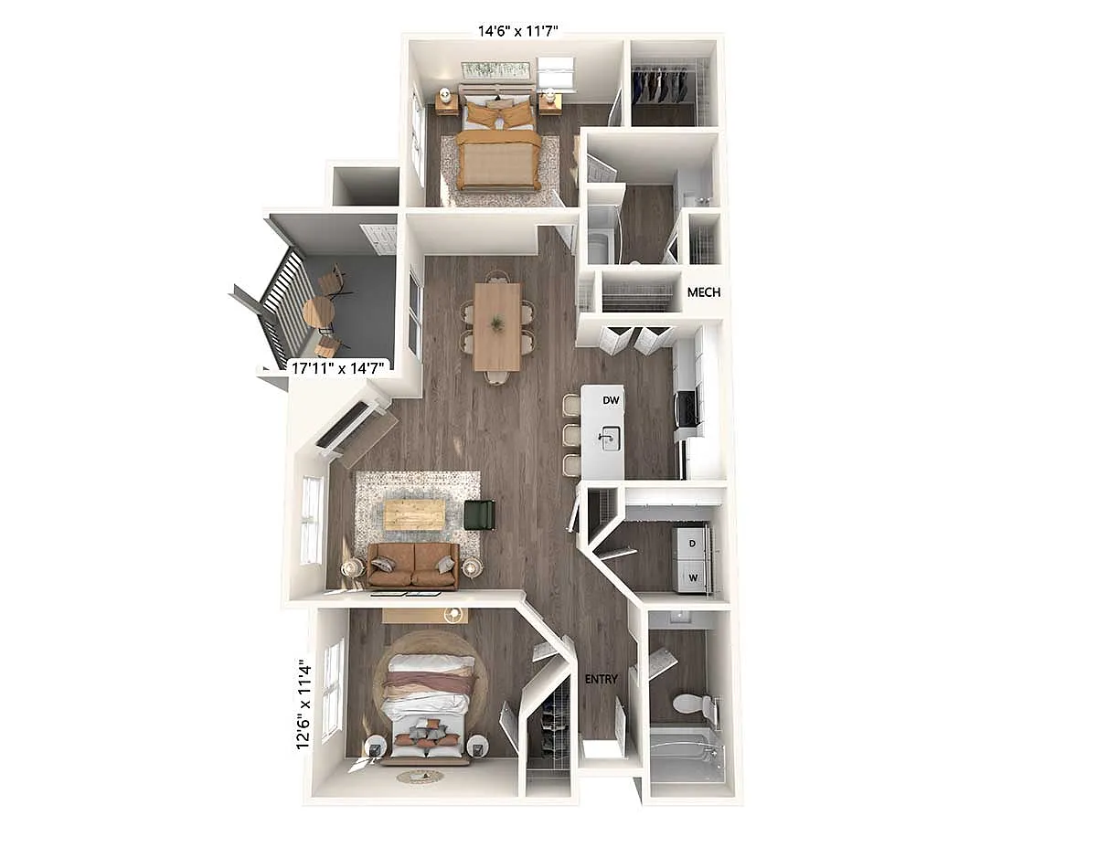 Floor plan B2