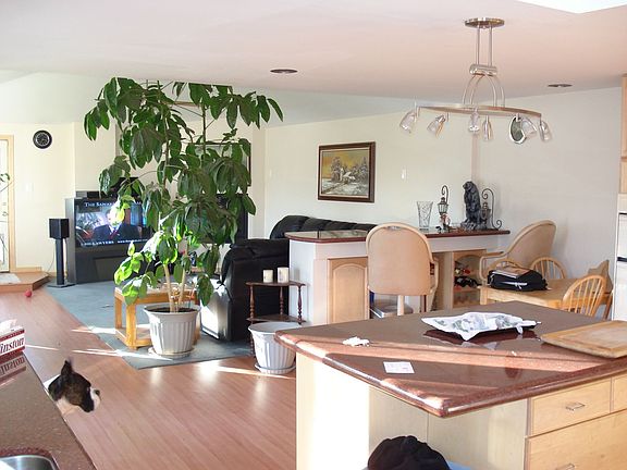 kitchen with granite slabs