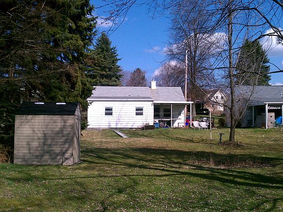 Storage shed included. Small garden next to shed. Large back yard. 