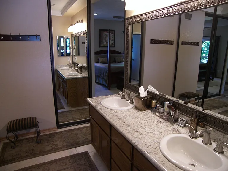 Master Bedroom vanity with dual sinks
