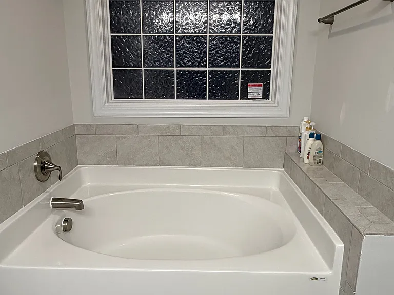 Master bathroom connected to master bedroom