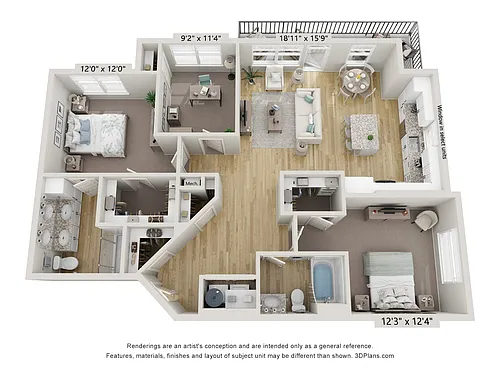 Floor plan B4 - Amethyst