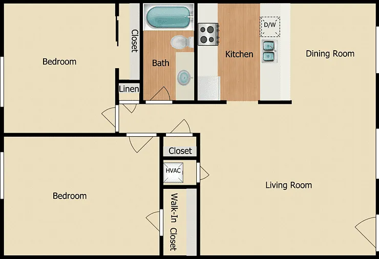 Plan E Floorplan Diagram