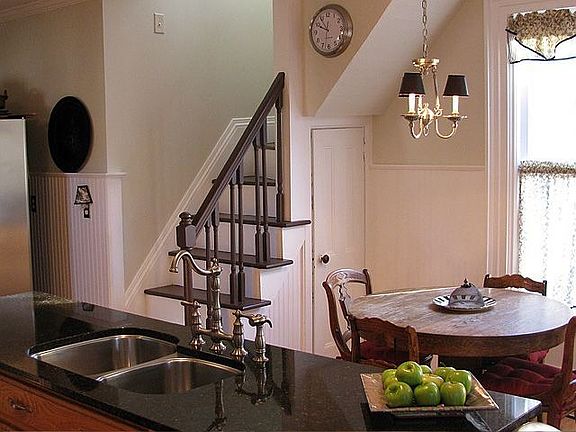 Back Stairs from Kitchen