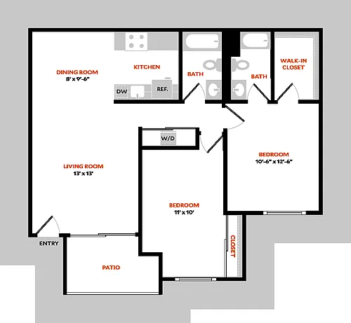 Floor plan Plan 2A